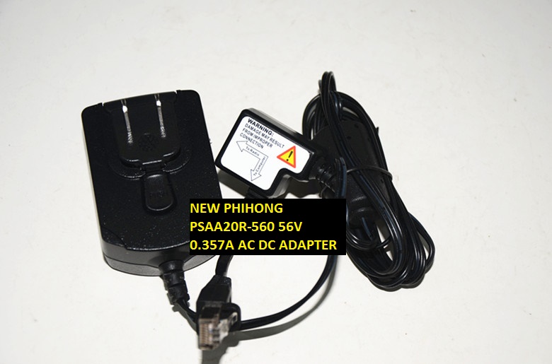 NEW PSAA20R-560 PHIHONG AC DC ADAPTER 56V 0.357A - Click Image to Close